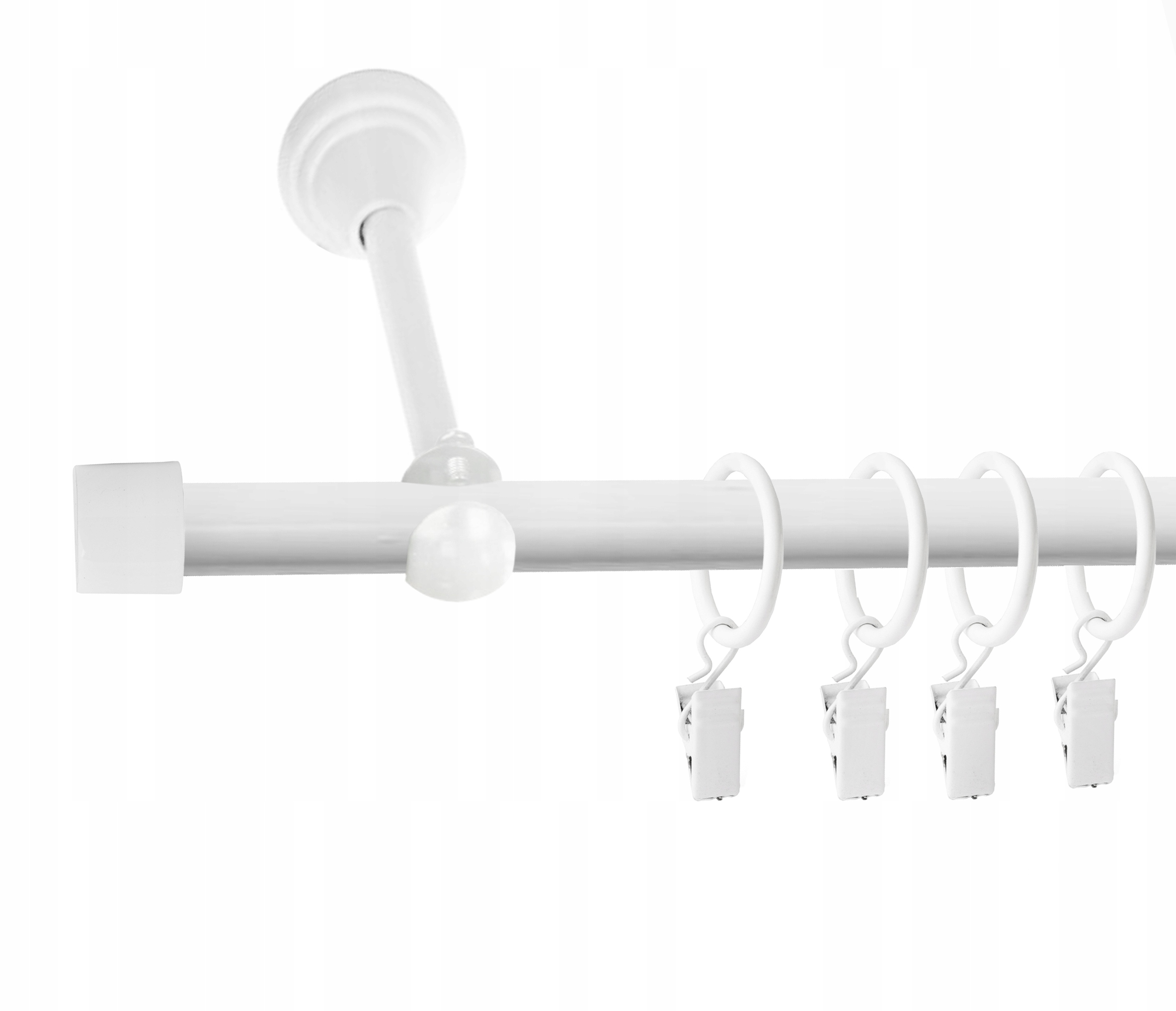 

Karnisze Metal Karnisz Pojedynczy Biały 19/120 CM