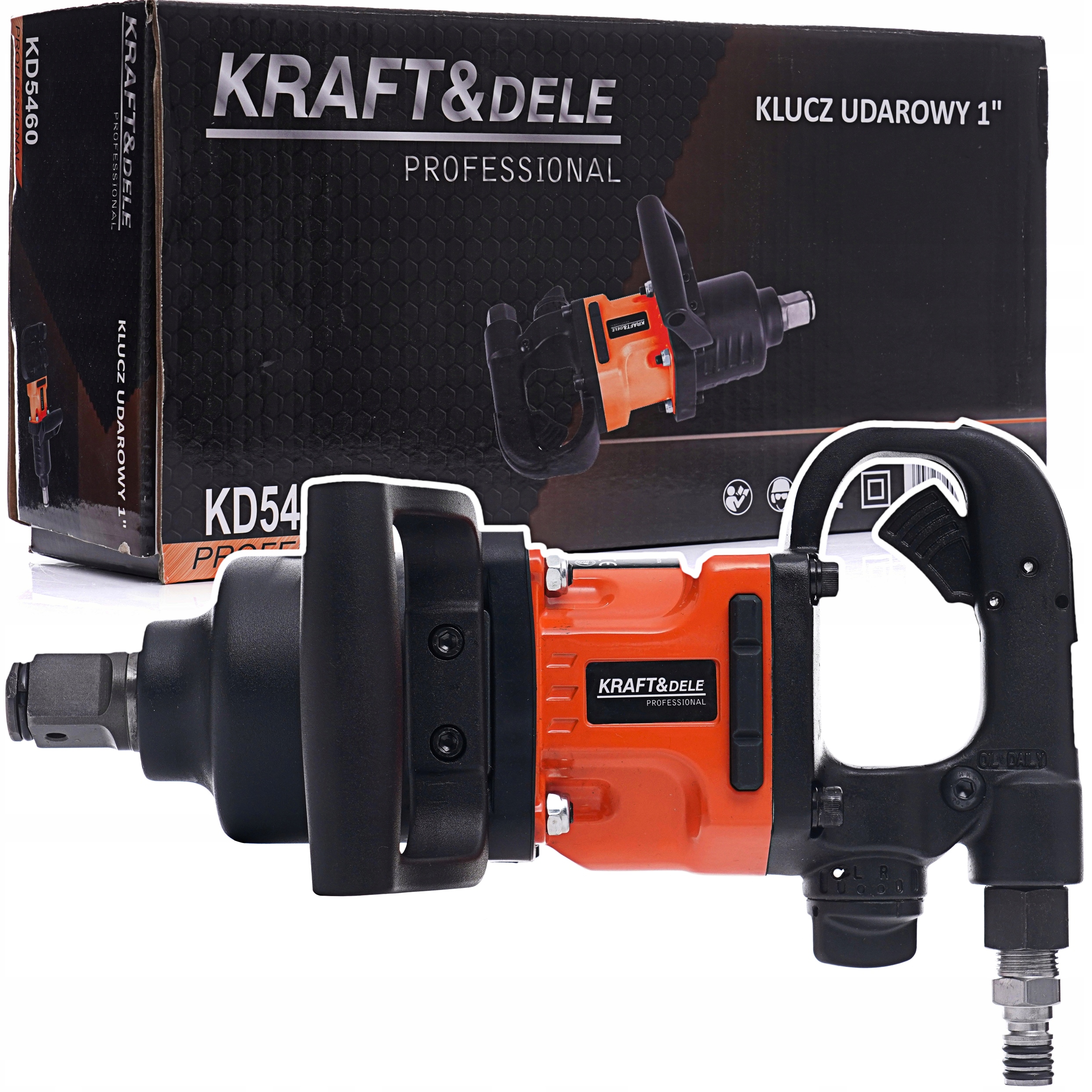 

Udarowy Klucz Pneumatyczny Duży 4800Nm do kół 1''