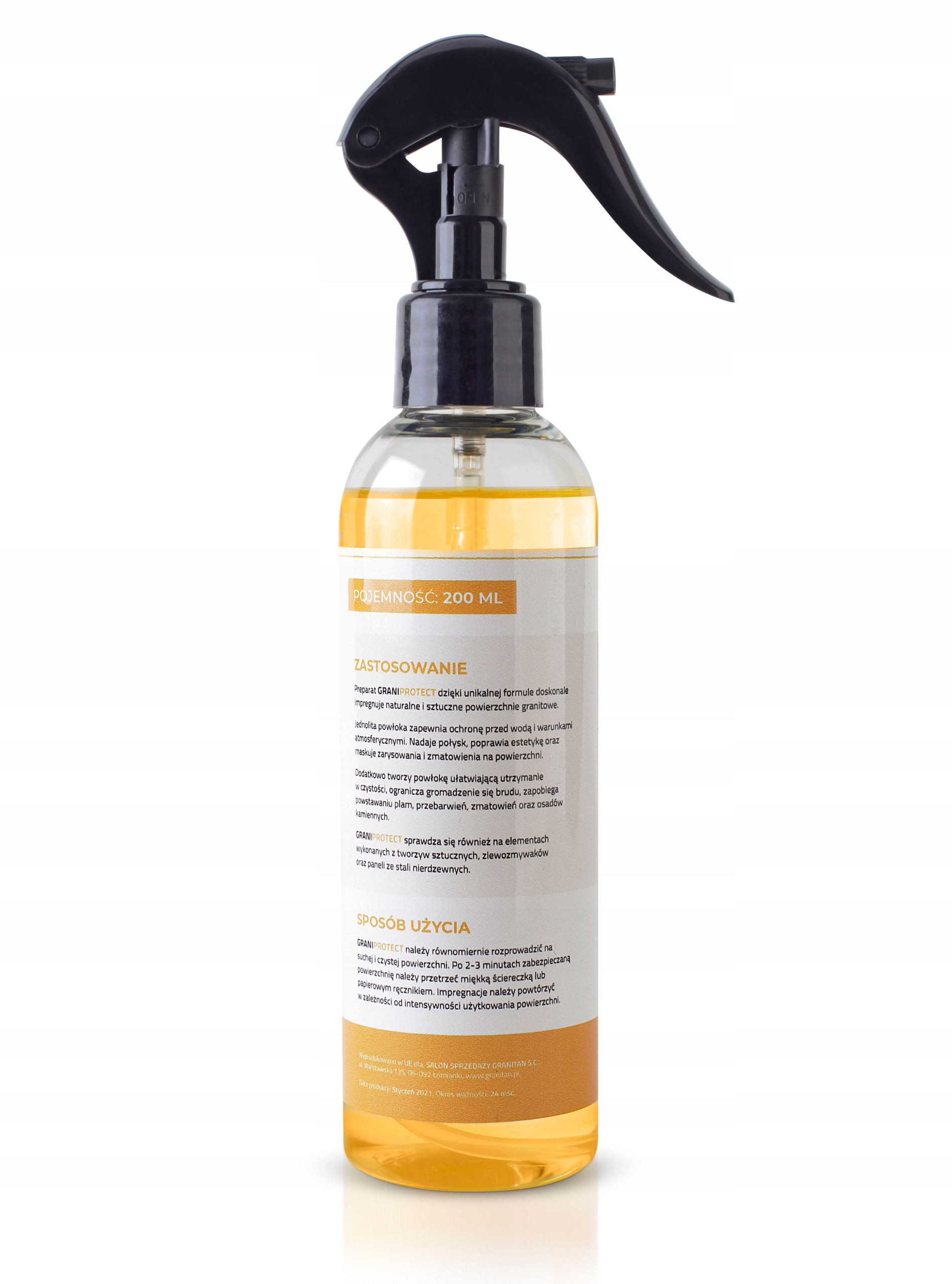 IMPREGNAT DO ZLEW ZLEWOZMYWAK GRANITOWY GRANIPROTECT KUCHENNY NABŁYSZCZACZ Kod producenta Graniprotect