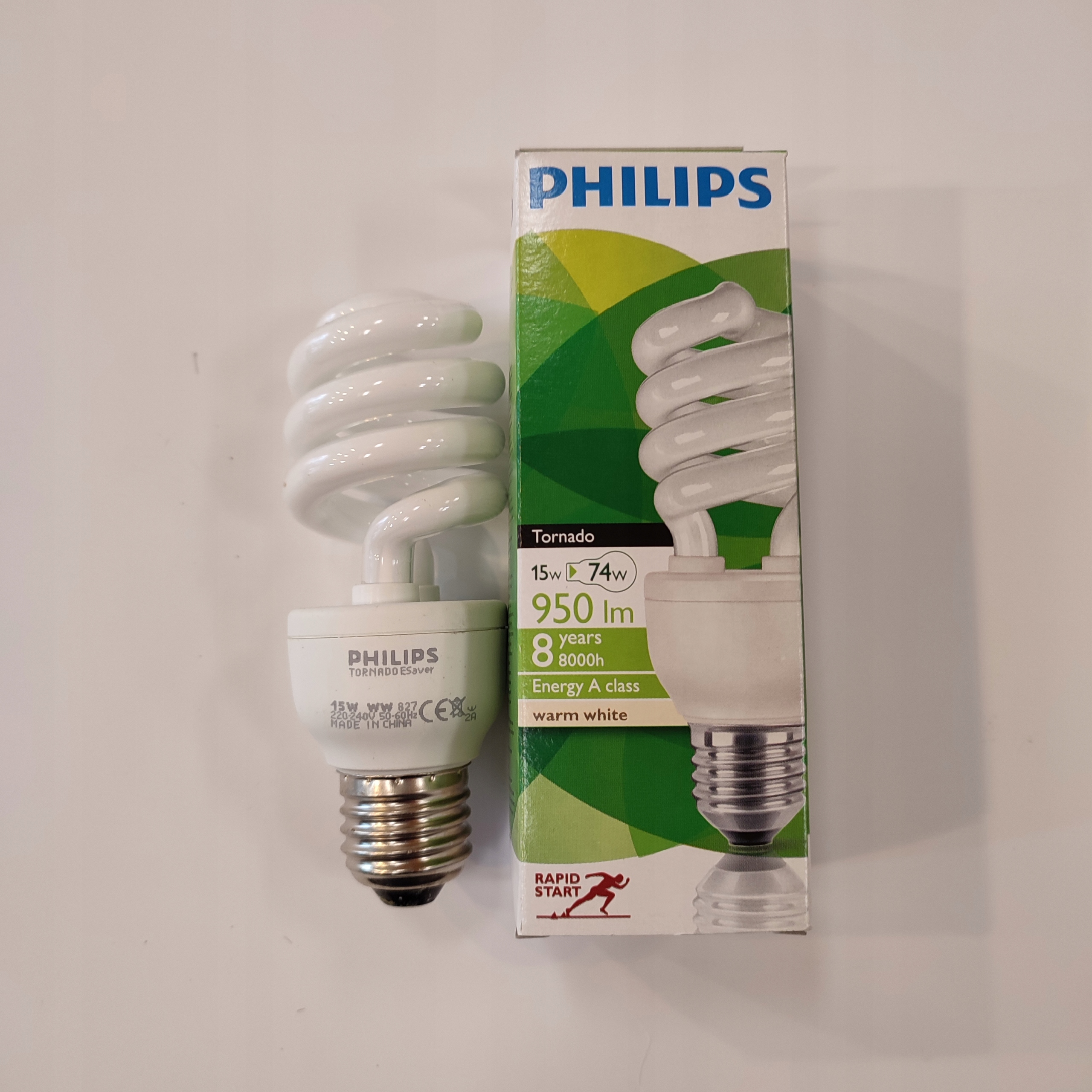

Philips Świetlówka Tornado 15W [74W] E27 950lm Ww