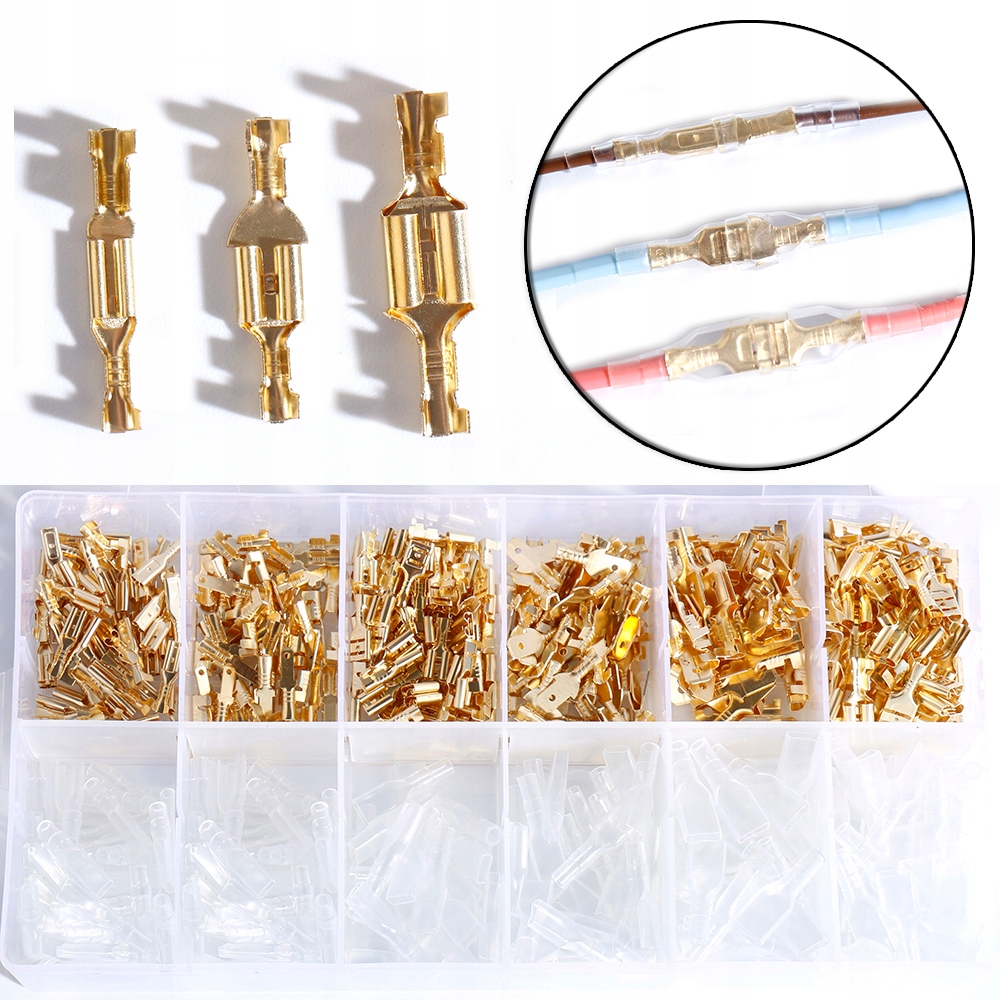 КОННЕКТОРЫ КОМПЛЕКТ АВТОМОБИЛЬНЫХ РАЗЪЕМОВ 450 ШТ.