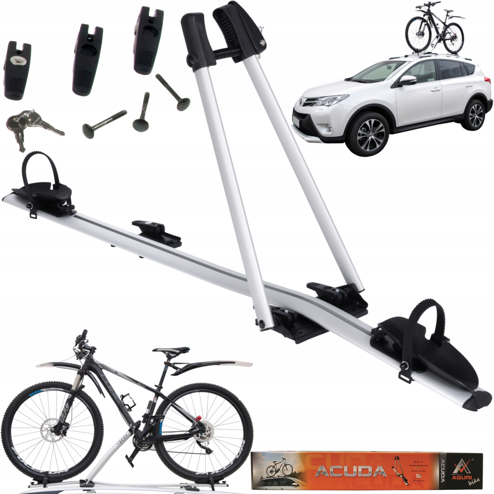 

Aguri Acuda II Uchwyt Rowerowy Na Dach Na Rower