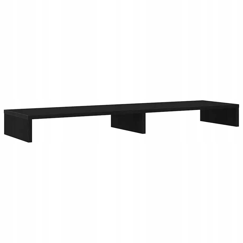 Podwójna podstawka pod monitor czarny dąb 100 x 27 x 10 cm