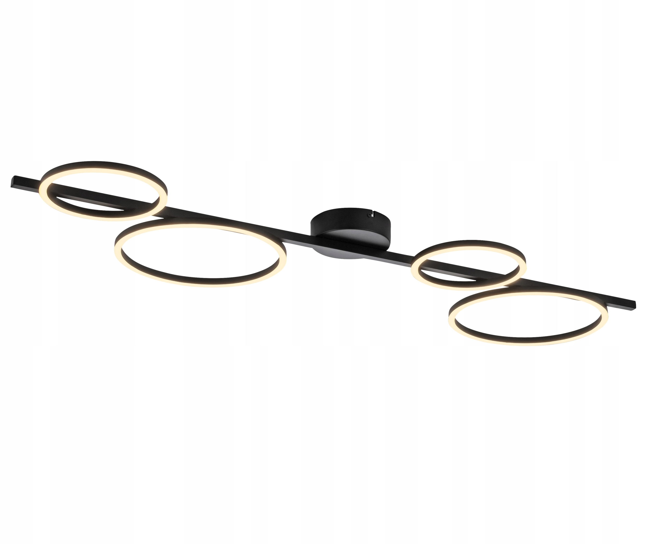 Čierna stropná lampa stropné svietidlo do kuchyne a spálne Mini Ritus