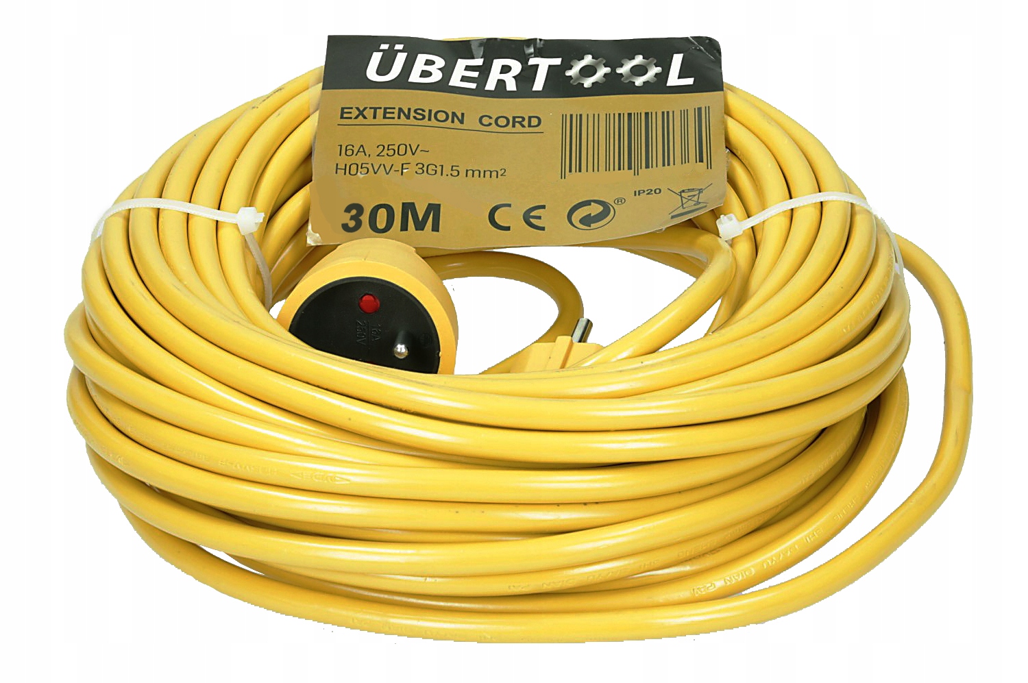 

Przedłużacz 30m Ogrodowy 3x1,5mm Budowlany