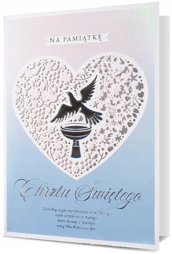 

Kartka na Chrzest dla chłopczyka życzenia H1051