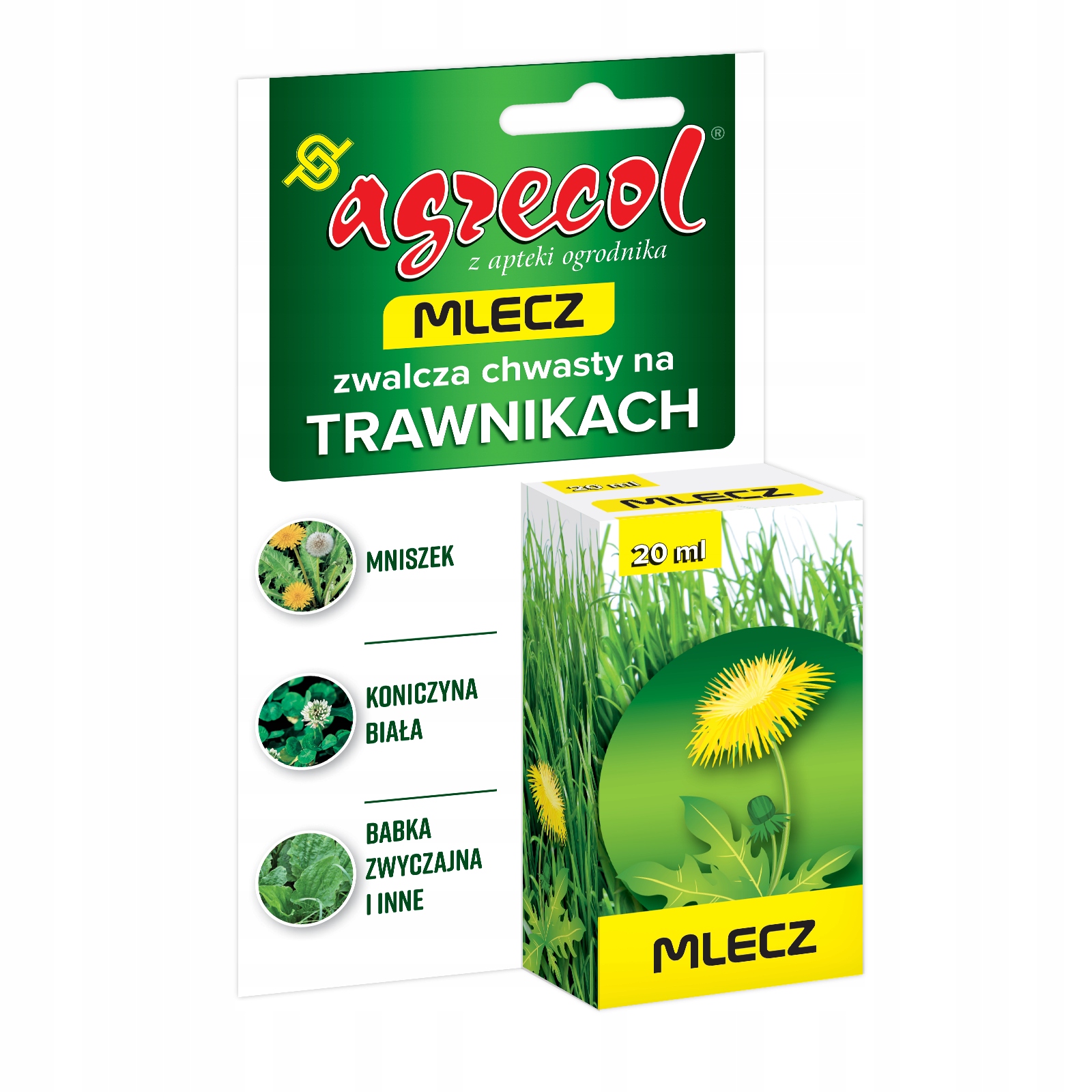 

Oprysk zwalcza chwasty mlecz koniczynę babkę 20ml