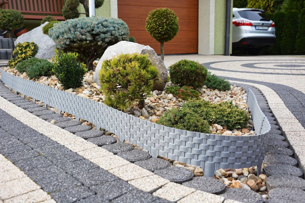 PALISADA płotek ogrodowy terakota 80 cm RATAN — 27