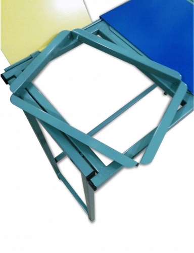 STOJAK KOSZ NA WORKI DO SEGREGACJI ŚMIECI 3 STANOWISKA STELAŻ 120L Marka inna