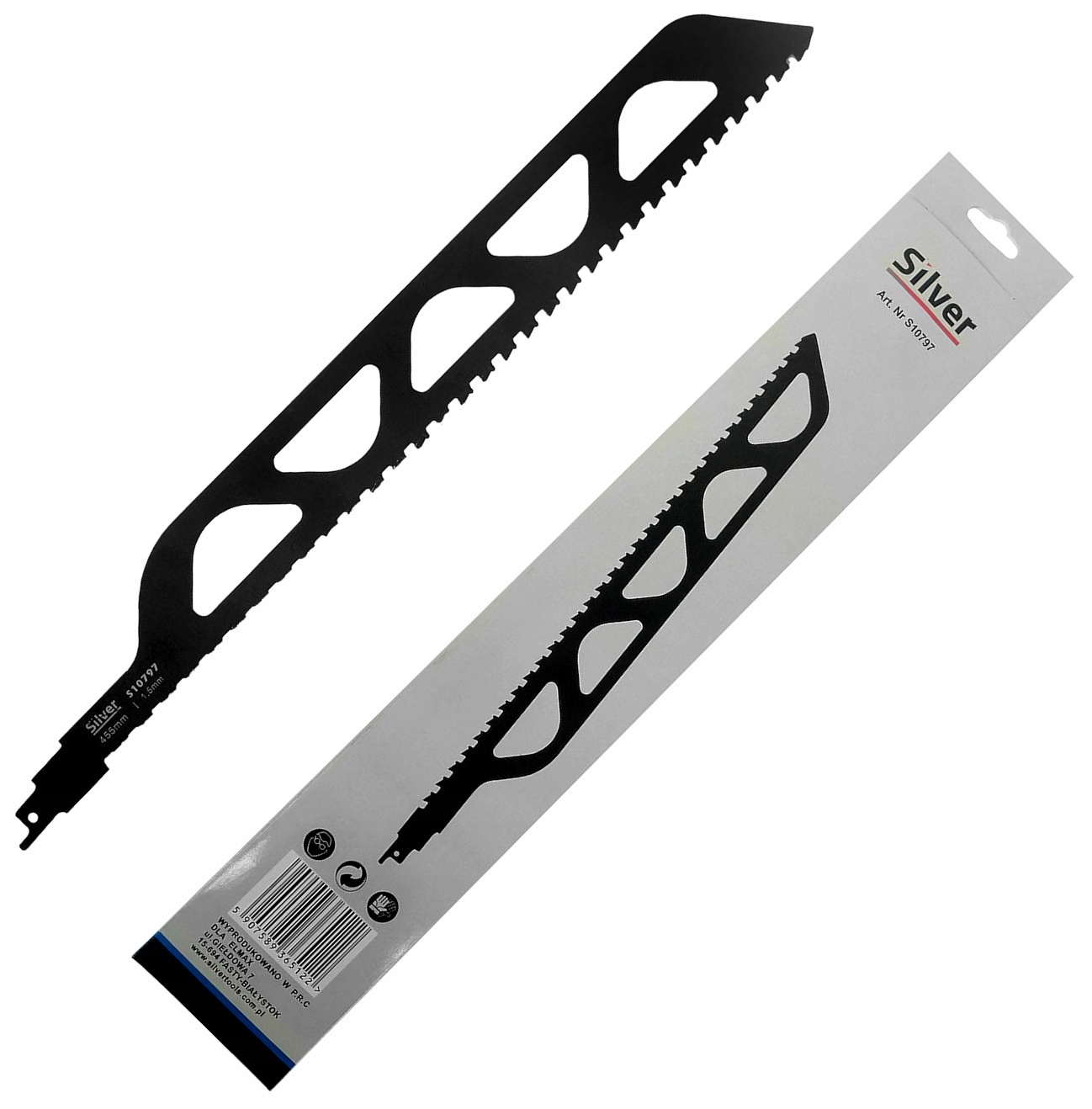 BRZESZCZOT 455mm DO PIŁY SZABLASTEJ POSUWOWEJ LISI OGON GAZOBETON PROTHERM Kod producenta S10797