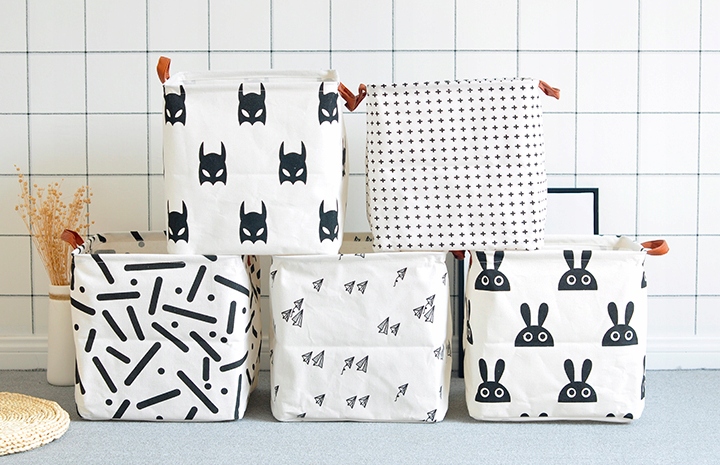 POJEMNIK KOSZ WOREK NA ZABAWKI WZÓR KRÓLICZKI Kod producenta V028