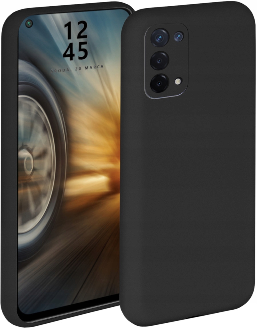 

Etui Liquid Silicone Do Oppo A54 A74 5G Szkło