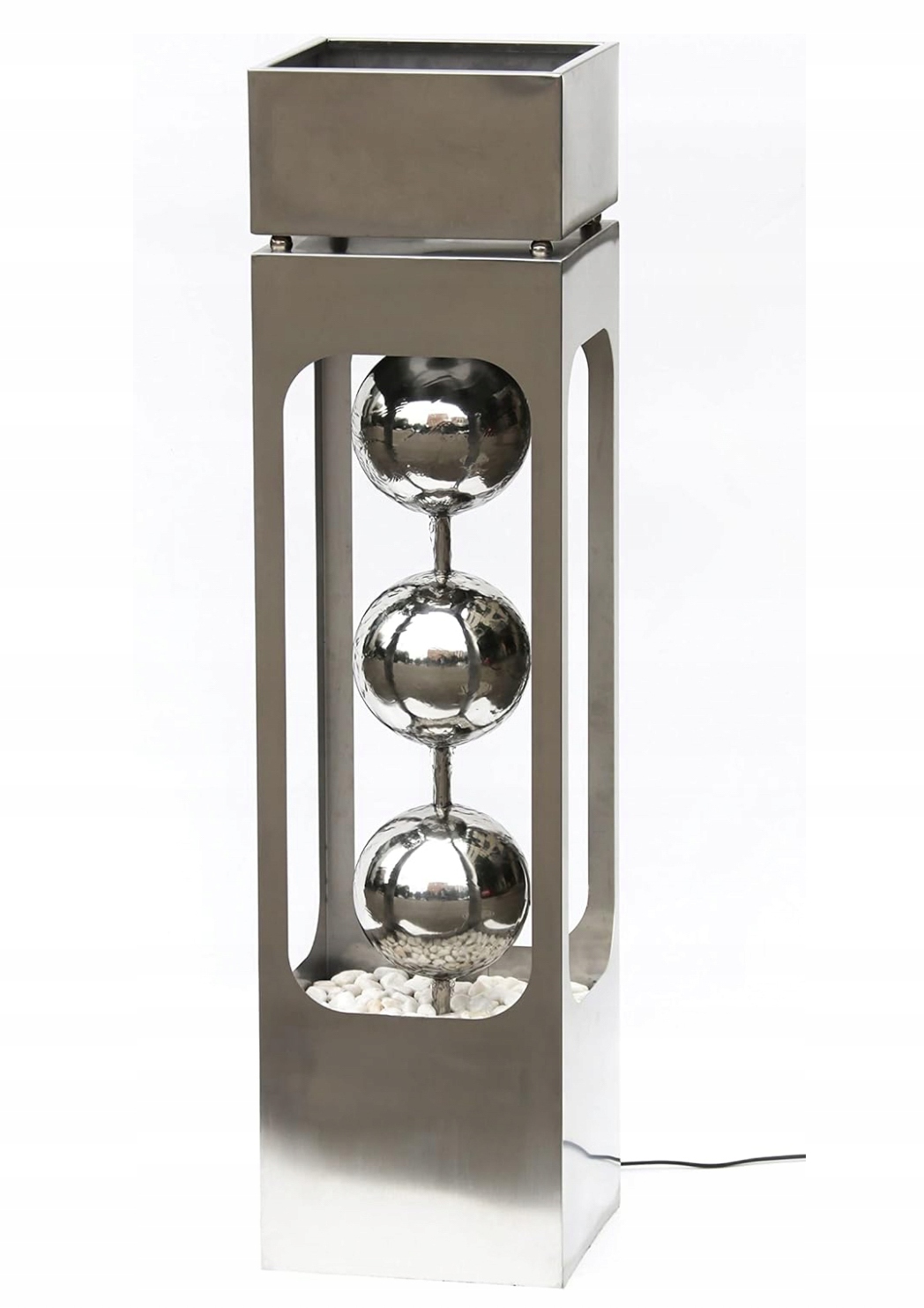 Kolumna na rastliny s fontánou Garden Pleasure Nerezová Oceľ