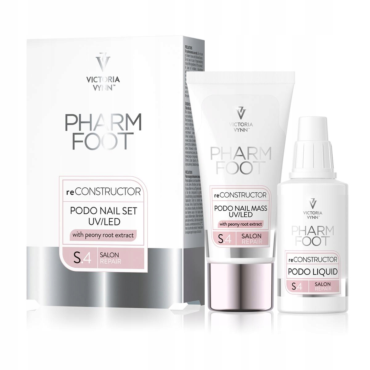 Pharm Foot zestaw do wypełniania ubytków paznokcia 30g+27ml