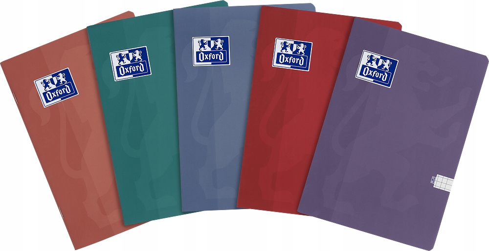Zestaw zeszytów Oxford Touch Trend A4 60 kartek w kratkę 5 szt