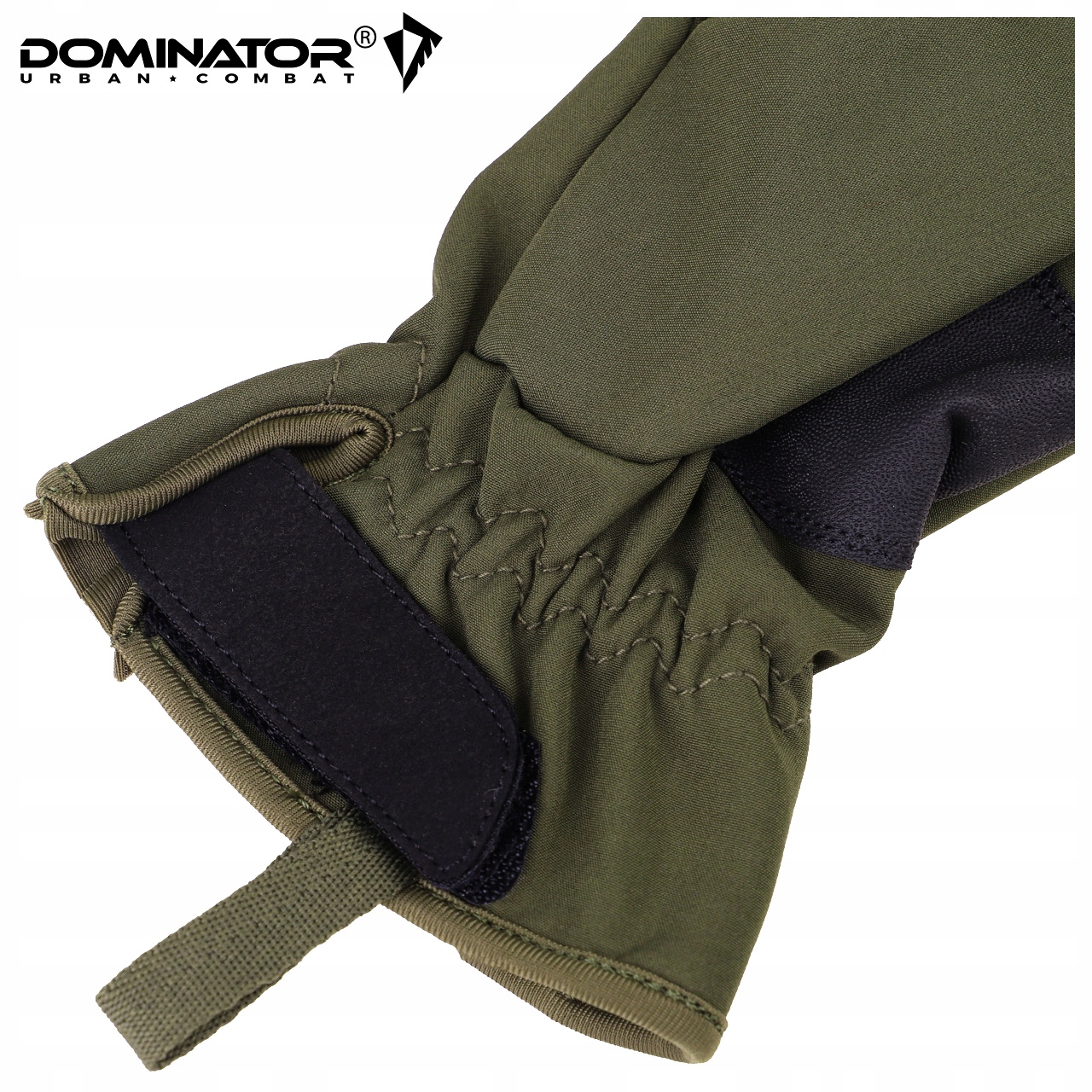 RĘKAWICE TAKTYCZNE SOFTSHELL DOMINATOR OLIVE XXL Długość krótkie