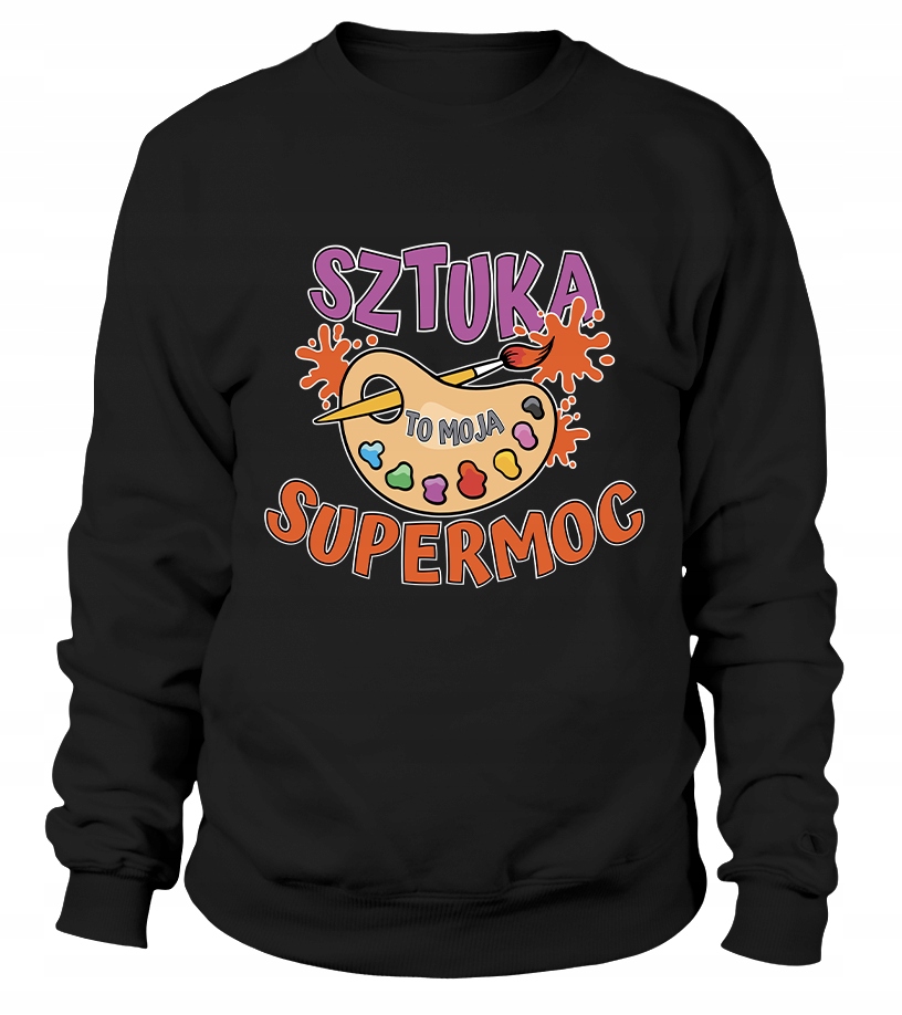 Mikina Umění je moje superschopnost S Černá