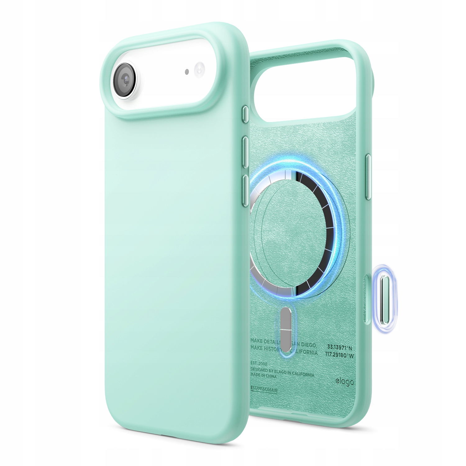 Silikonové Pouzdro s MagSafe Elago pro iPhone 17 Air Awua Sky
