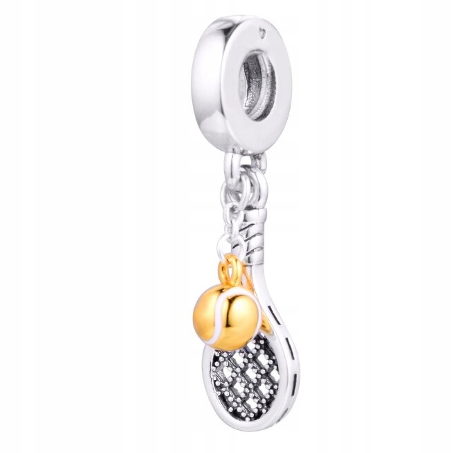 

Charms Rakieta Tenis Piłka srebro 925