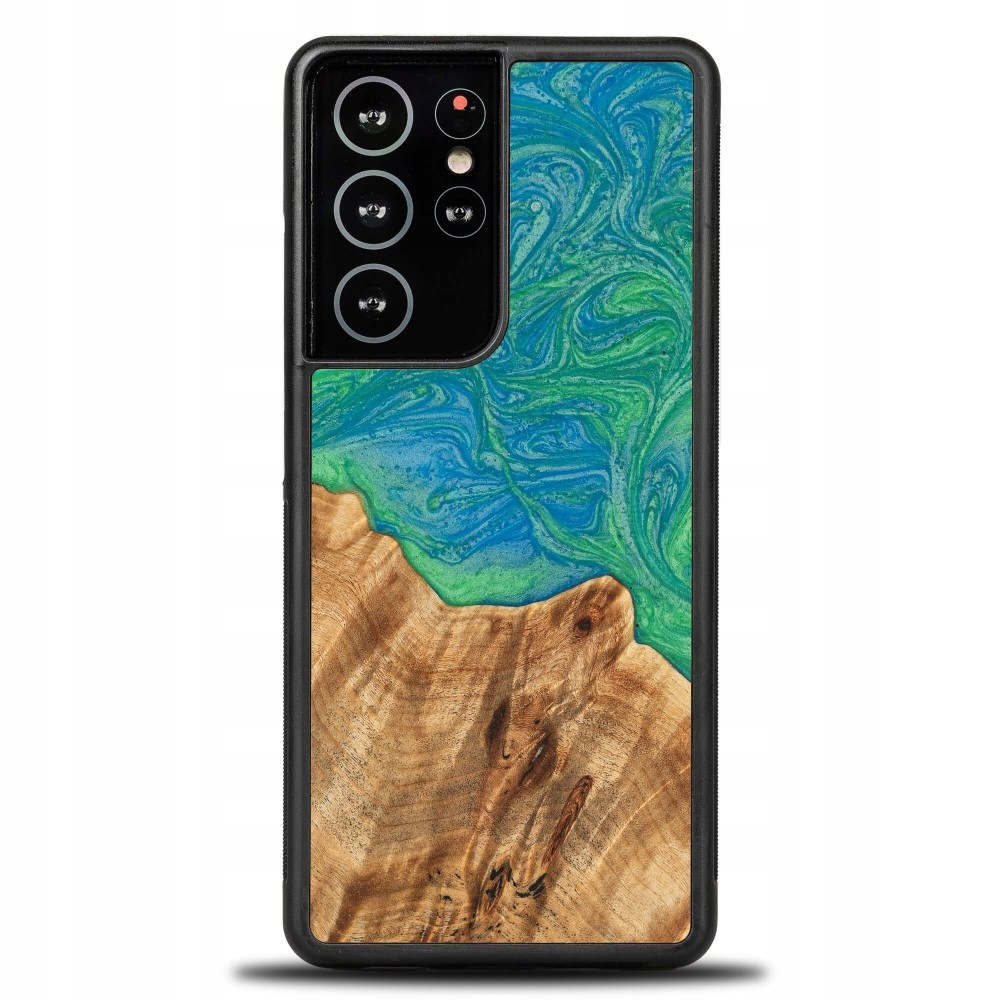 Pouzdro Bewood Unikátní pro Samsung Galaxy S21 Ultra Neony Tokio