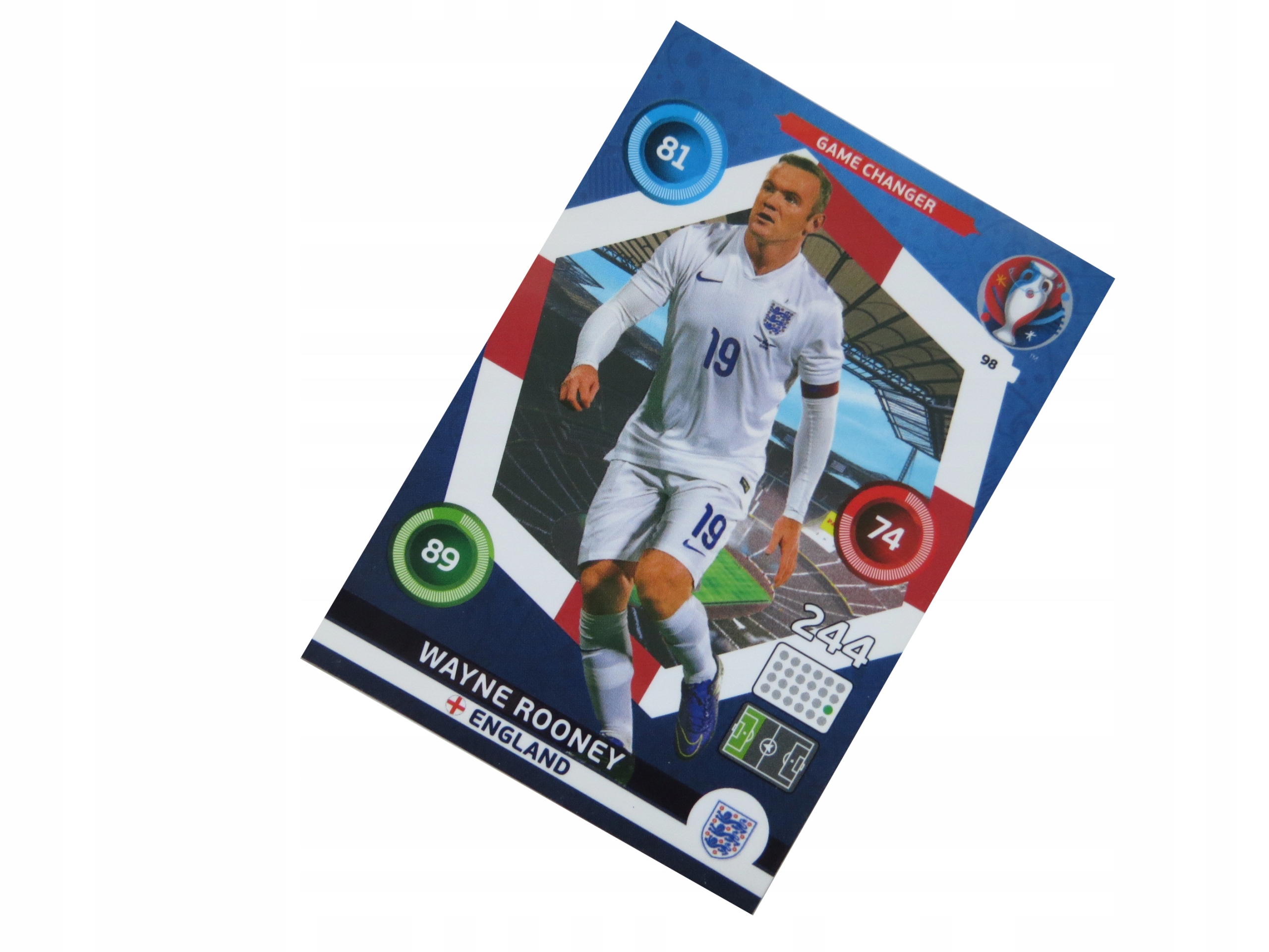Panini Uefa Euro 2016 Karty Piłkarskie Game Changer Wayne Rooney 98