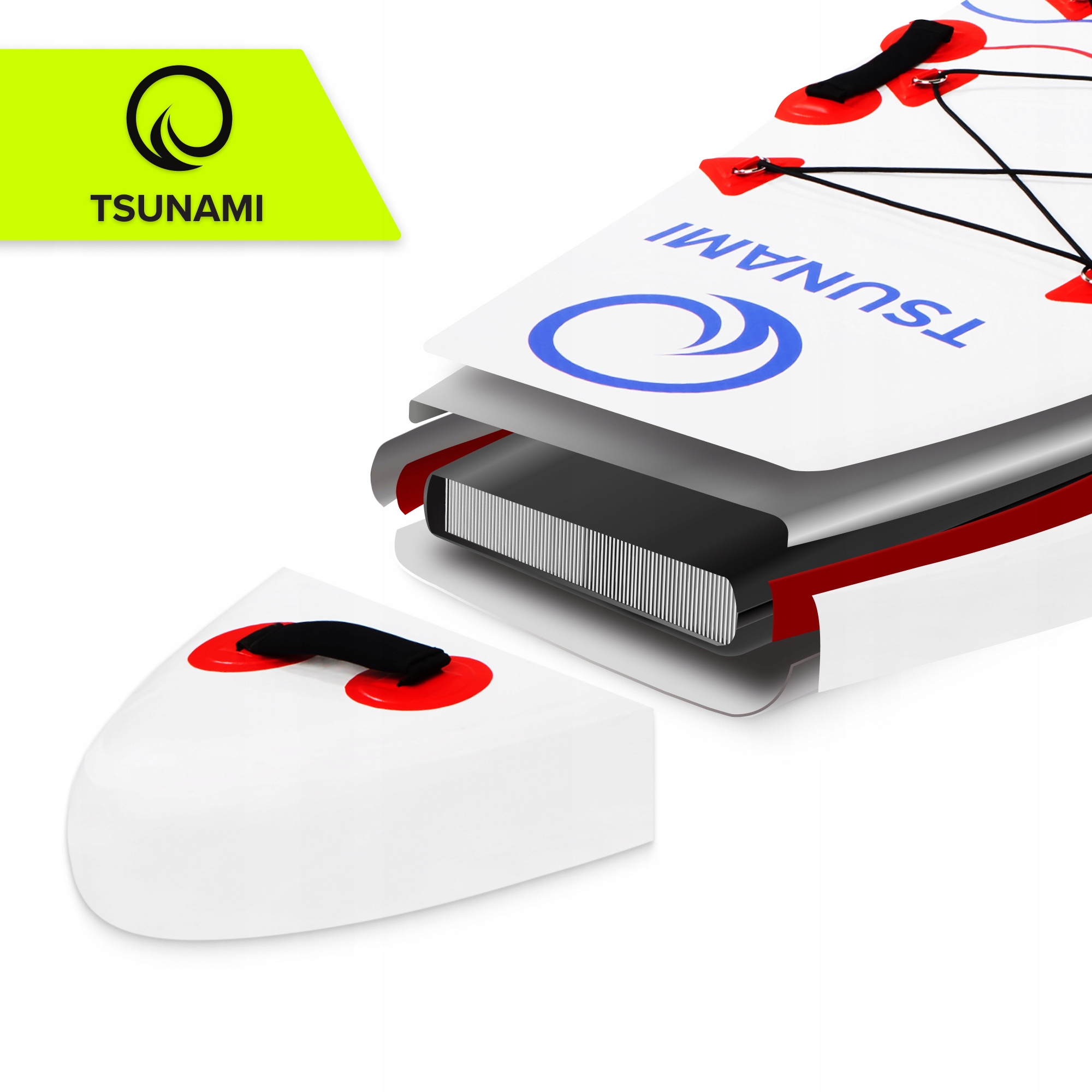 Deska SUP TSUNAMI all-round pompowana zestaw 350cm Długość 350 cm