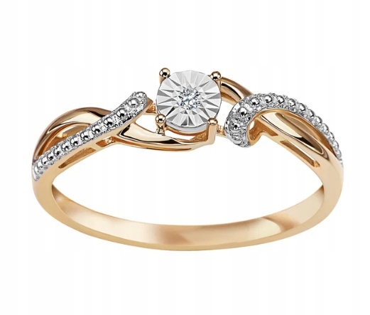 Złoty Pierścionek r15 15915 Verona Jewellery