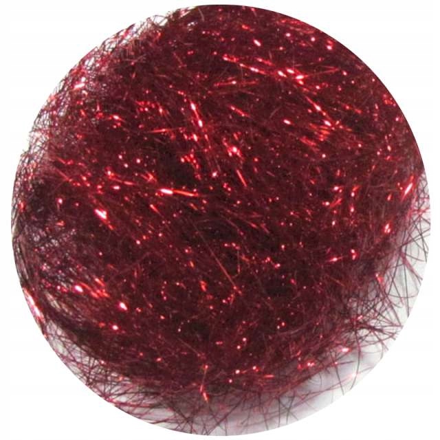 

Dekoracja ozdoba Włos anielski Nitki czerwone 10g