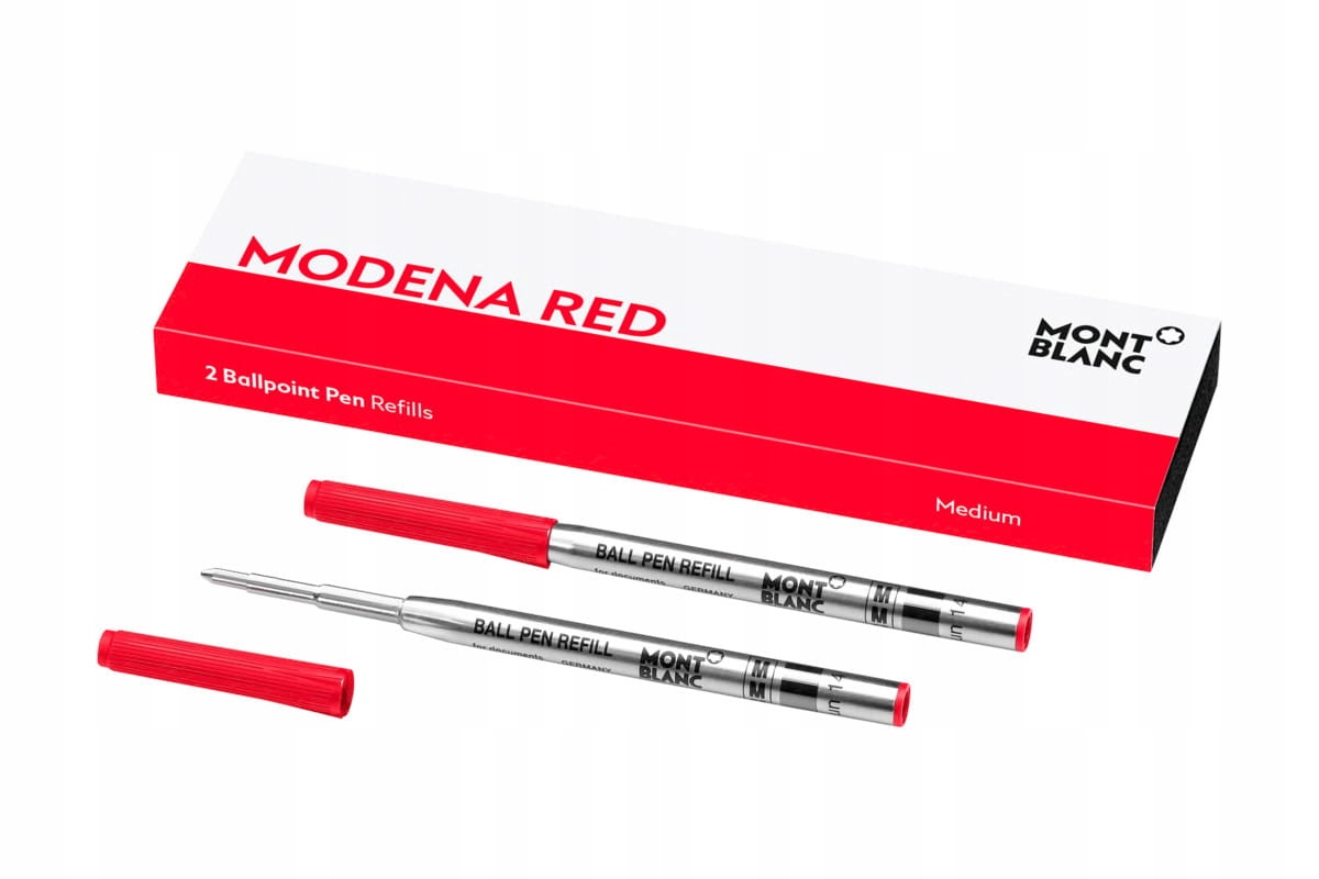 Wkłady do Długopisów Montblanc Modena Red M 2 szt.