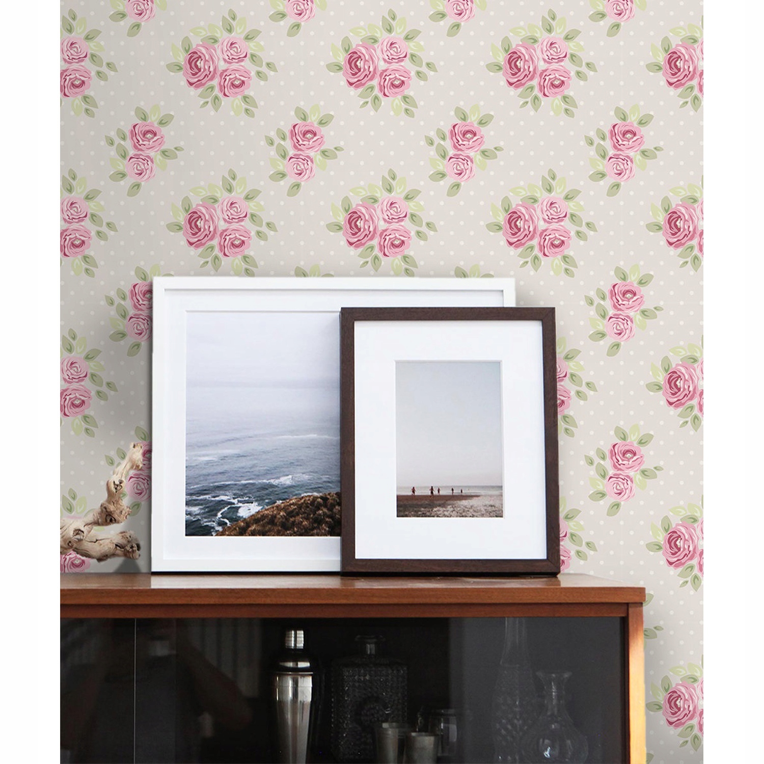 

Tapeta flizelinowa Różowe angielskie róże 104x70