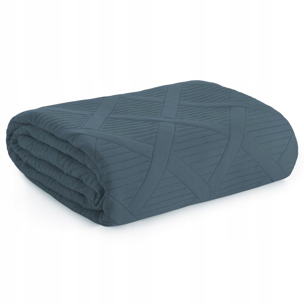 Dekorativní přehoz ALARA5 200x220 tyrkysová prošívaná