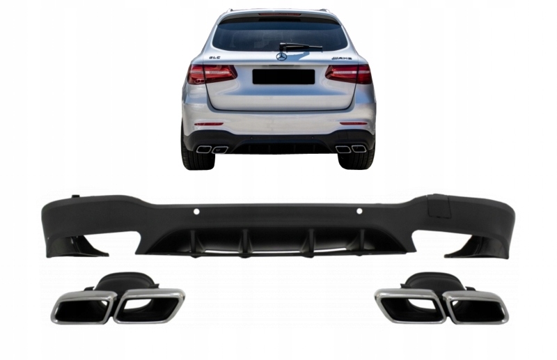 5997729 - Диффузор для Mercedes GLC X253 SUV 15-19 GLC63 Look