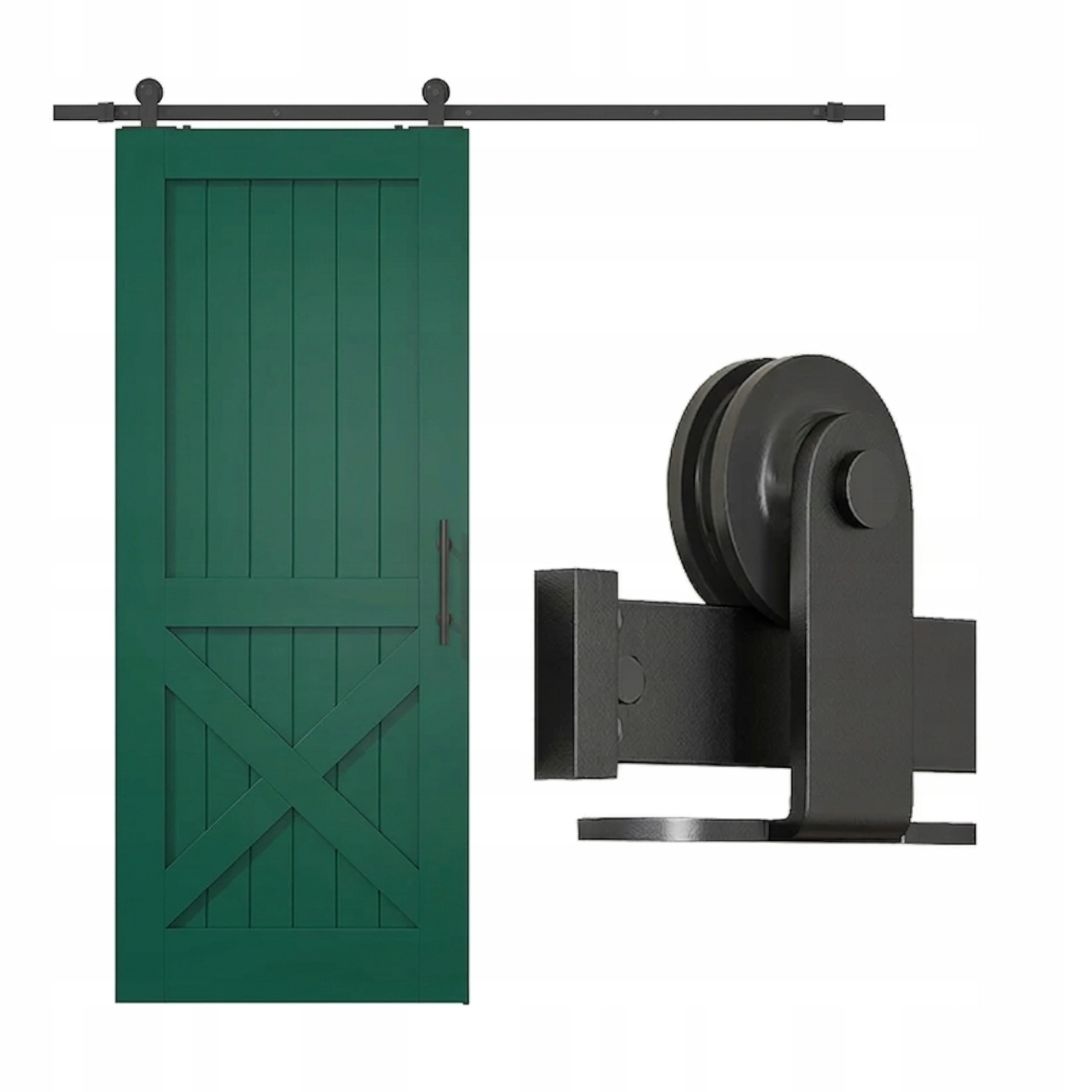 System drzwi przesuwnych Barn Door Loft, mocowanie od góry, 2m