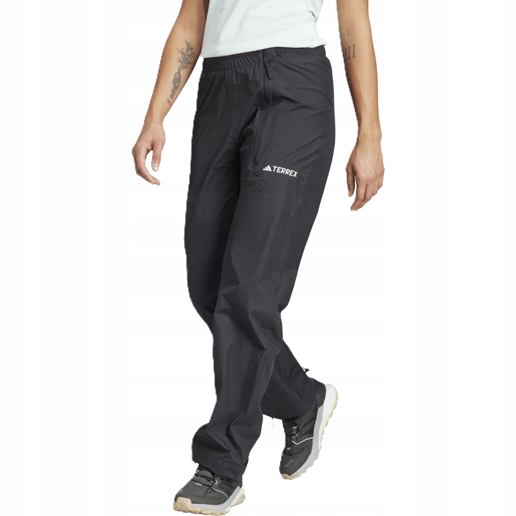 Adidas przeciwdeszczowe spodnie trekkingowe Terrex R.rdy Wodoodporne r. 38