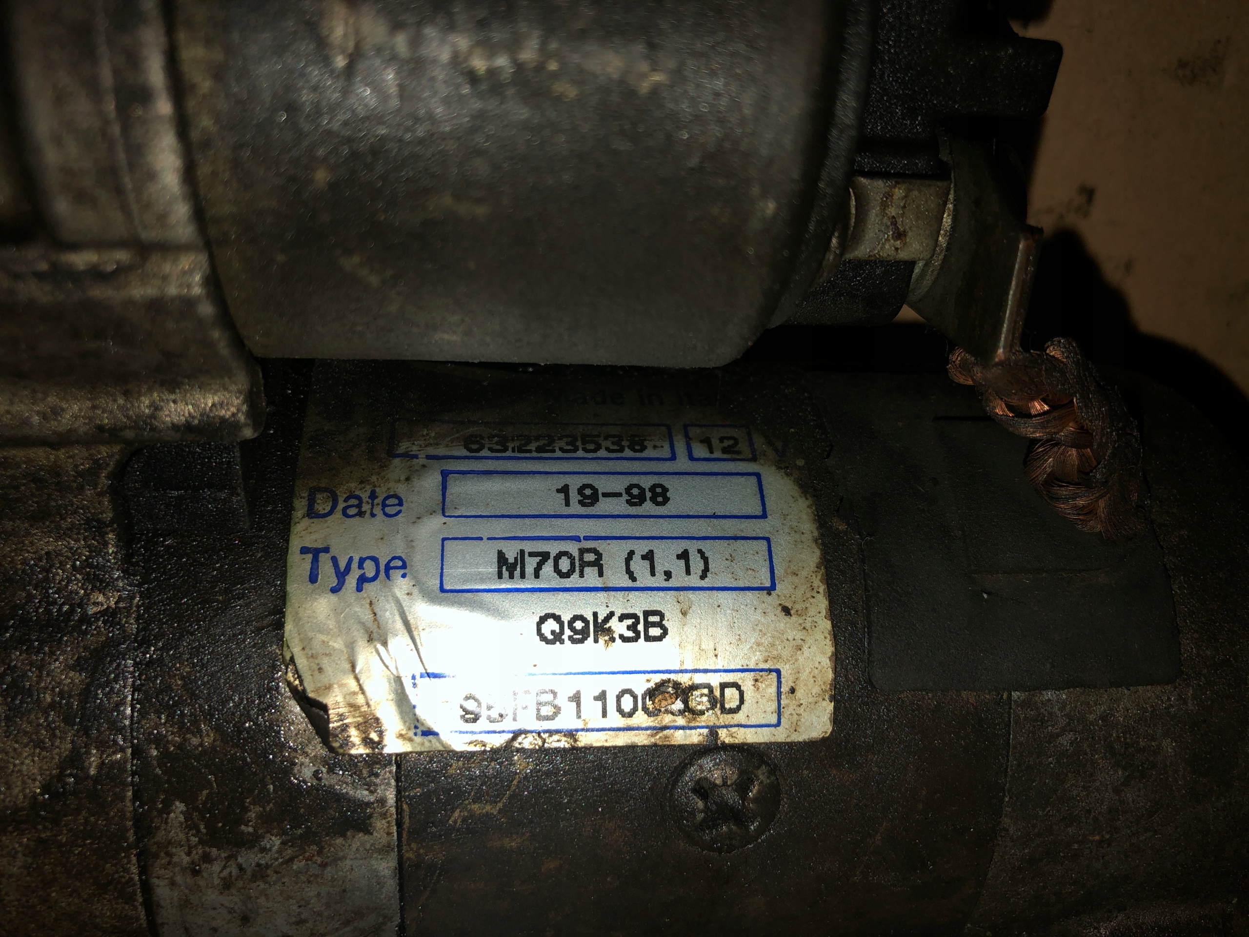 starter Ford Fiesta MK4 95FB11000BD 63223538