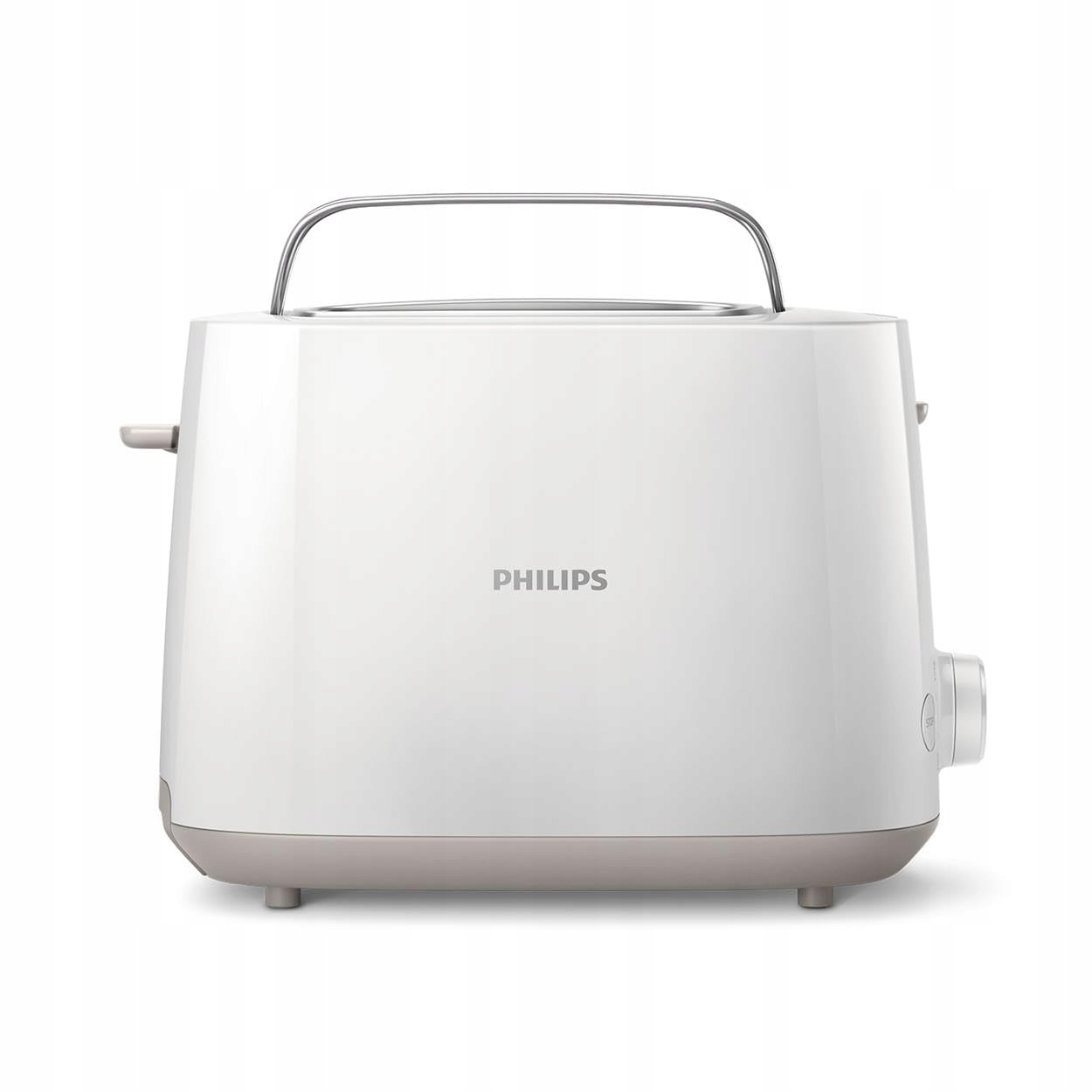 PHILIPS Toster 2 Kromki 8 Stopni Z Podgrzewaczem Funkcja Rozmrażania Biały — miniatura 2