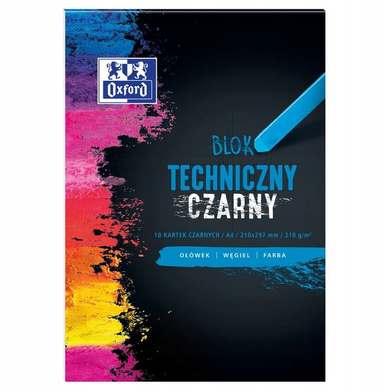 

Ofxord Blok techniczny Czarny A4 10k 210 400093231