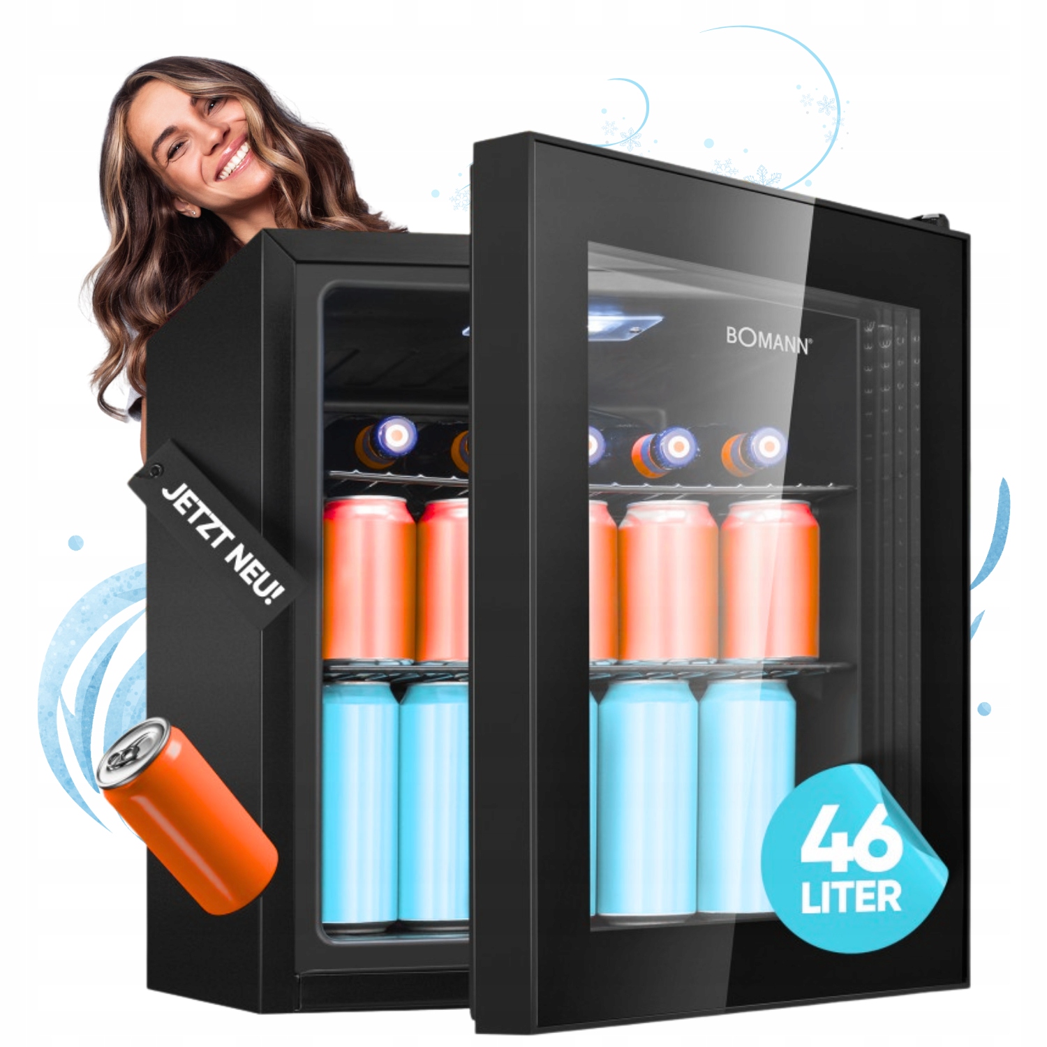 Witryna Chłodnicza Do Napojów Win Lodówka Chłodziarka Hotelowa Bomann Ksg