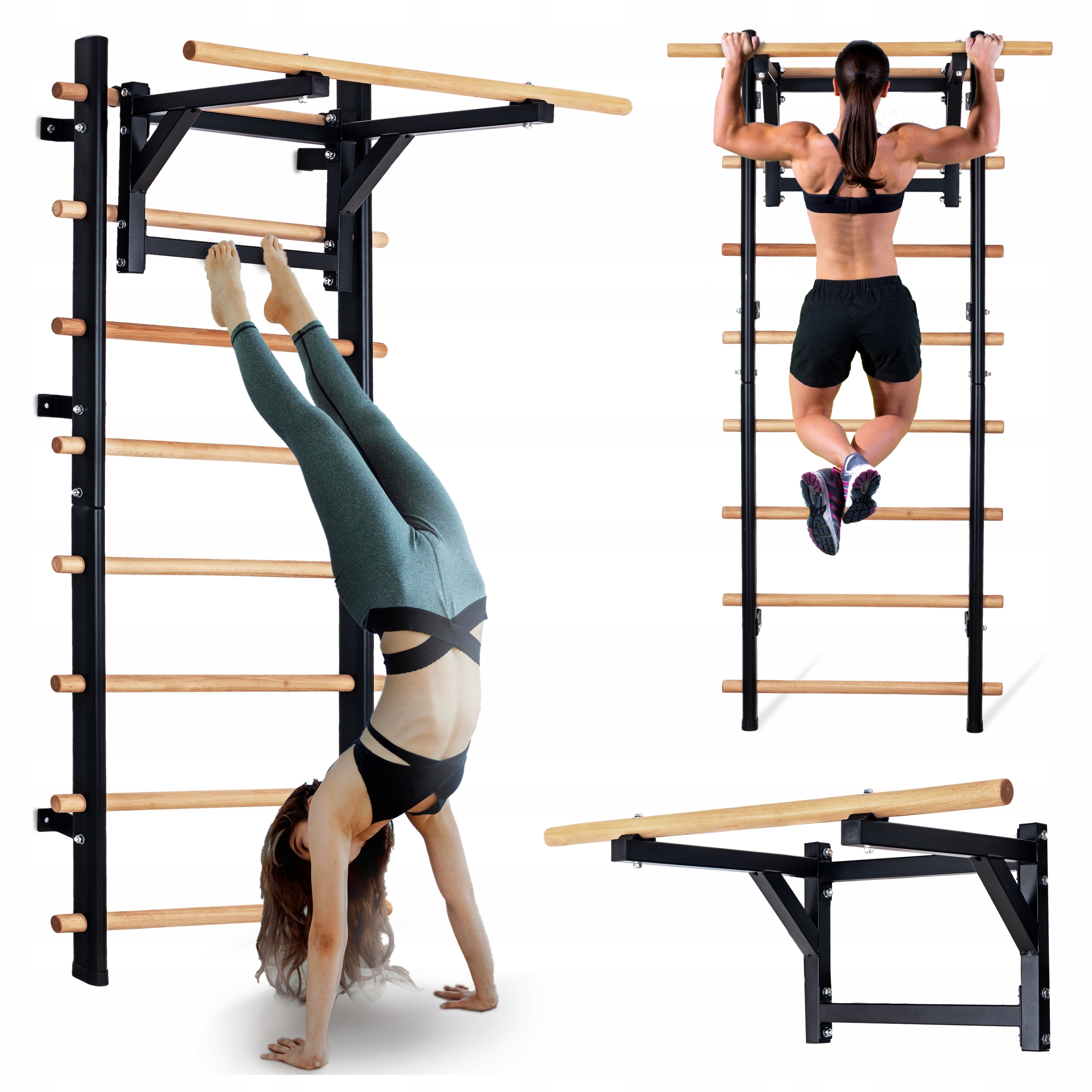 Drabinka Treningowa gimnastyczna Fitness do ćwiczeń Rehabilitacji Drążek