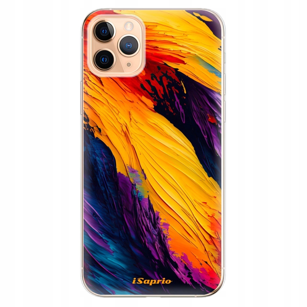 Silikonowe etui iSaprio Orange Paint do iPhone 11 Pro Max