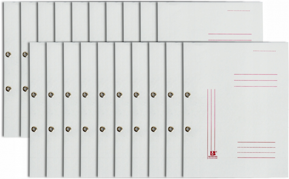 

Skoroszyt oczkowy A4 do 150 kartek 250g biały x 20