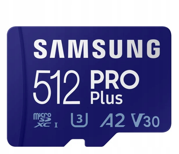 Karta Micro SD SAMSUNG PRO Plus 512 GB 160/120MBs Sklep, Opinie, Cena