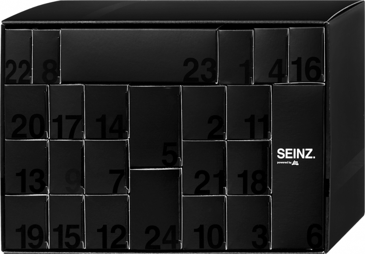 Адвент-календарь Seinz Merry Xmas 2026, 24 средства по уходу для мужчин, ароматизатор и носки — фото 3