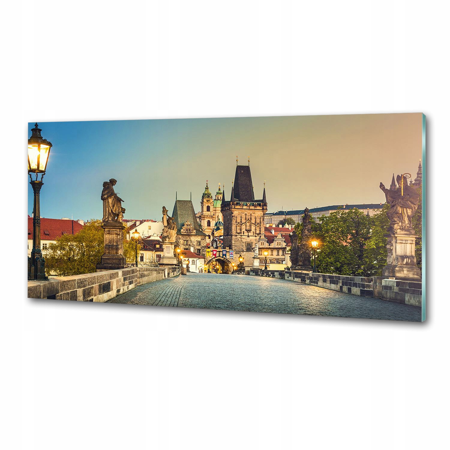 Panel do kuchyne Most Praha Česká republika 125x50 cm Lepidlo