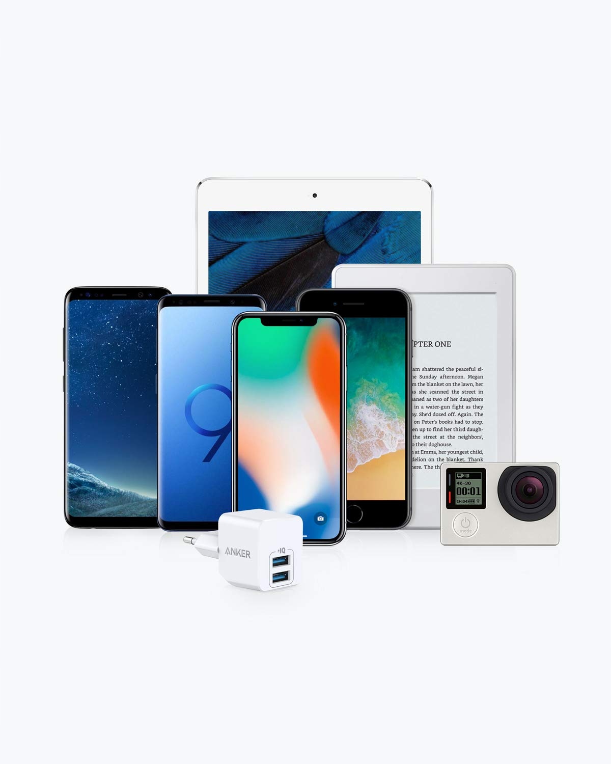 ANKER PowerPort Mini Dual USB Charger 2 Pack 2.5A for iPhone iPad Galaxy — miniatura 5