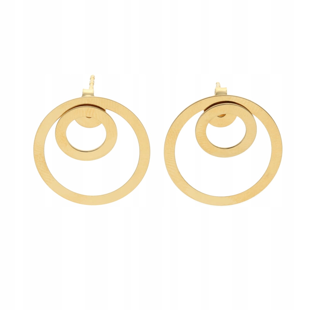 Náušnice s kolečky z stříbro