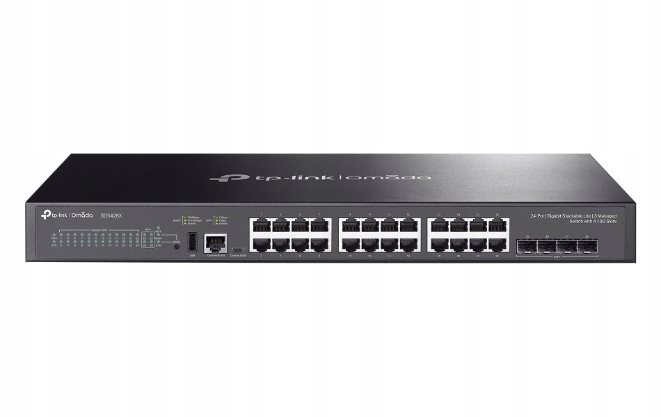 TP-Link SG5428X, Omada 24-Port Gigabit Lite L3 Switch, 24x Glan, 4x 10GB Sf