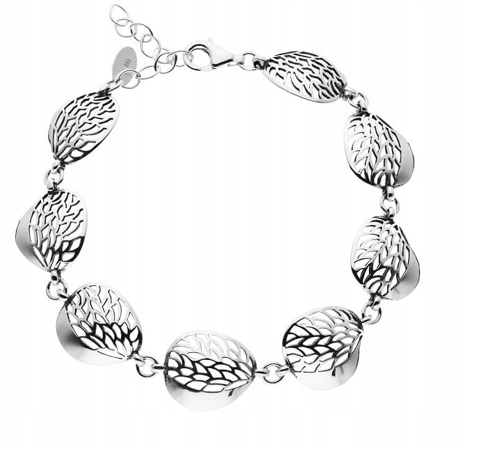 Stříbrný prolamovaný náramek SG-347-BR-S-SG