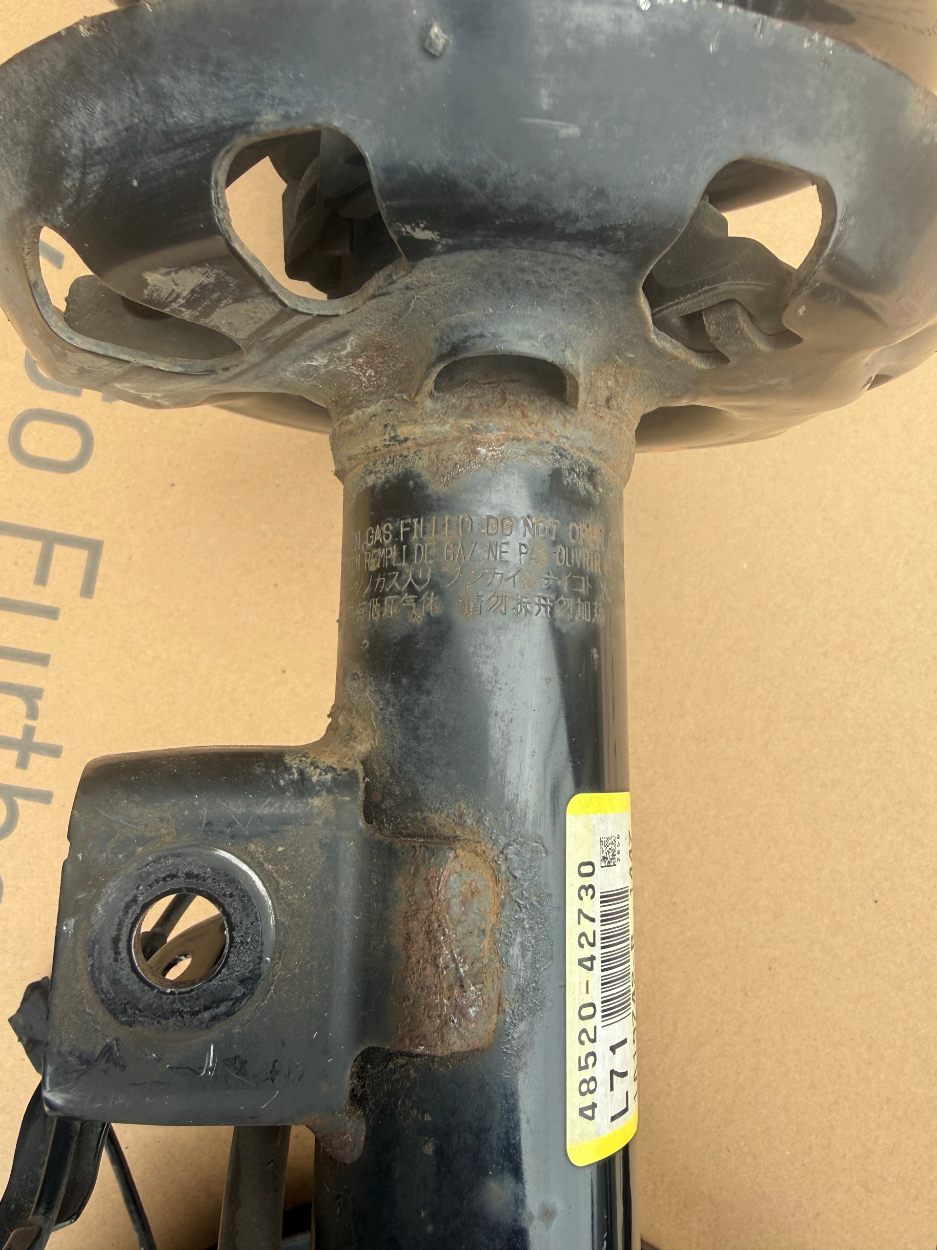 shock absorber spring McPherson swing disc left front TOYOTA RAV4 2.5