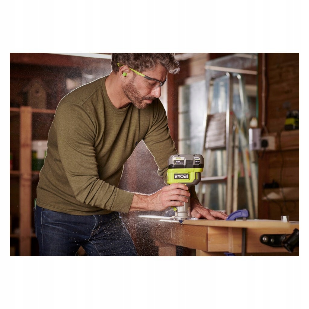 FREZARKA GÓRNOWRZECIONOWA AKUMULATOROWA RYOBI Zasilanie akumulatorowe